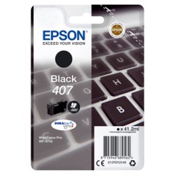 Epson oryginalny ink / tusz C13T07U140, 407L, black, 2600s, 41.2ml