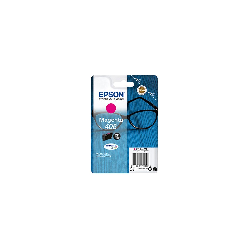 Epson oryginalny ink / tusz C13T09J34010, T09J340, 408, magenta, 14.7ml