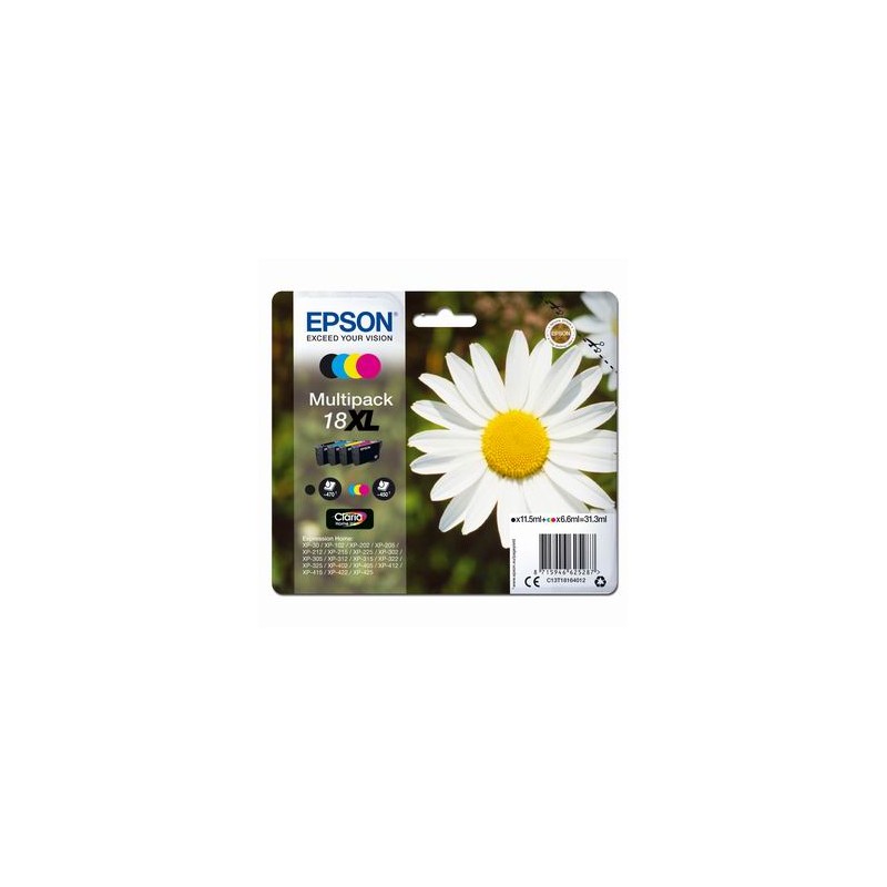 Epson oryginalny ink / tusz C13T18164022, T181640, 18XL, CMYK, 3x6,6/11,5ml