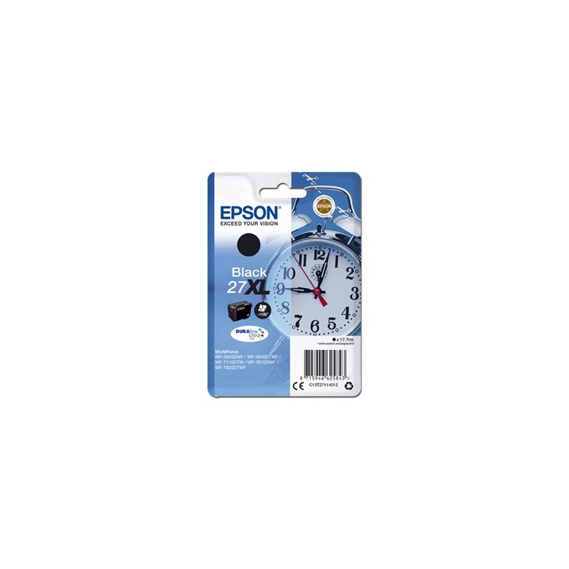 Epson oryginalny ink / tusz C13T27114012, 27XL, black, 17,7ml