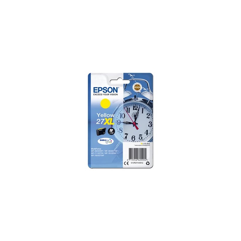 Epson oryginalny ink / tusz C13T27144012, 27XL, yellow, 10,4ml