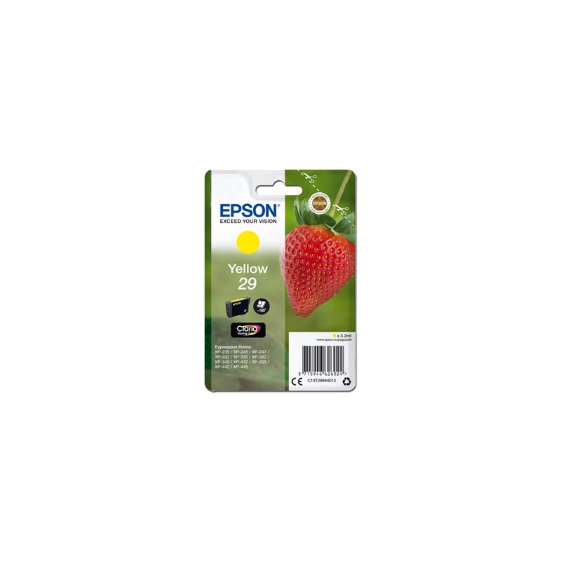 Epson oryginalny ink / tusz C13T29844012, T29, yellow, 3,2ml