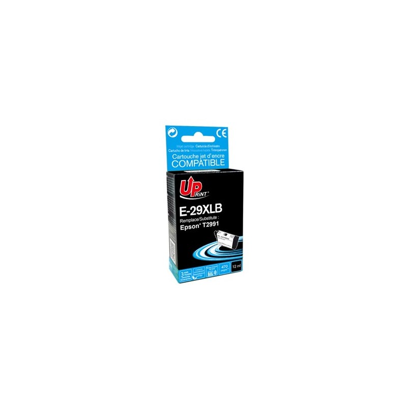 UPrint kompatybilny ink / tusz z C13T29914010, T29XL, E-29XLB, black, 470s, 12ml