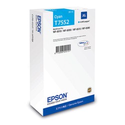 Epson oryginalny ink / tusz C13T75524N, T7552, XL, cyan, 4000s, 39ml, 1szt