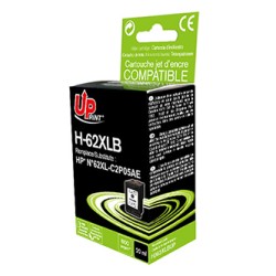 UPrint kompatybilny ink / tusz z C2P05AE, HP 62XL, black, 600s