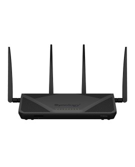Synology Router RT2600ac, WiFi 5, IEEE 802.11a/b/g/n/ac, 3x 1GbE + 4x 1GbE(Dual WAN), 1xUSB 3.0, 1xUSB 2.0, 1x SD card reader