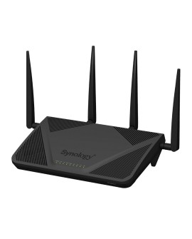 Synology Router RT2600ac, WiFi 5, IEEE 802.11a/b/g/n/ac, 3x 1GbE + 4x 1GbE(Dual WAN), 1xUSB 3.0, 1xUSB 2.0, 1x SD card reader