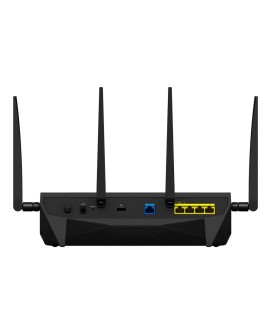 Synology Router RT2600ac, WiFi 5, IEEE 802.11a/b/g/n/ac, 3x 1GbE + 4x 1GbE(Dual WAN), 1xUSB 3.0, 1xUSB 2.0, 1x SD card reader
