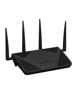 Synology Router RT2600ac, WiFi 5, IEEE 802.11a/b/g/n/ac, 3x 1GbE + 4x 1GbE(Dual WAN), 1xUSB 3.0, 1xUSB 2.0, 1x SD card reader
