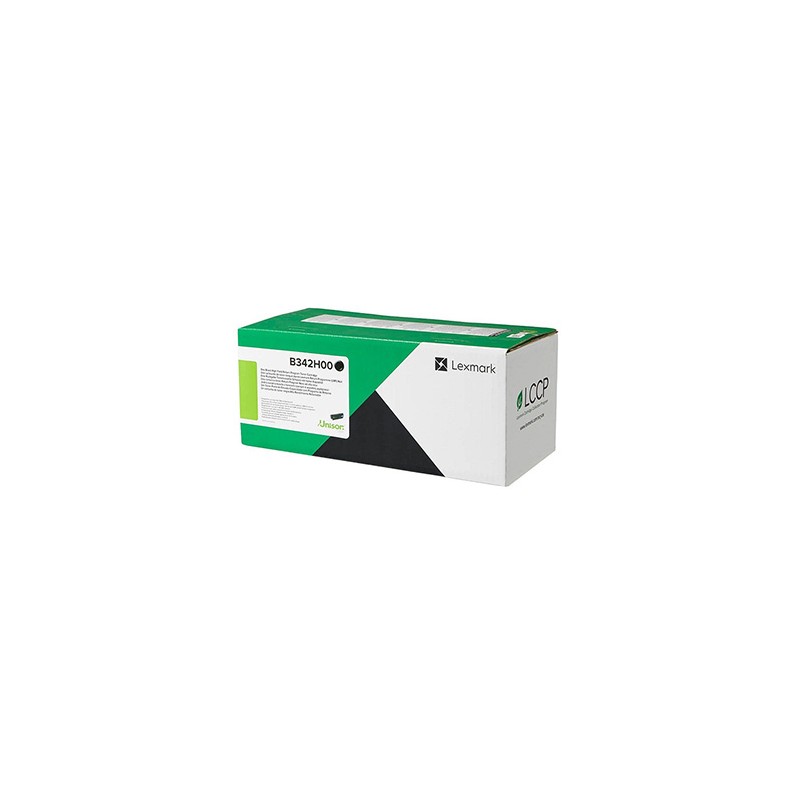 Lexmark oryginalny toner B342H00, black, 3000s, high capacity, return
