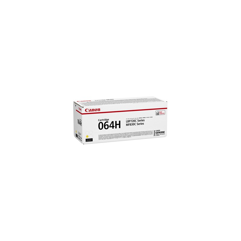 Canon oryginalny toner 064 H Y, 4932C001, yellow, 10500s, high capacity