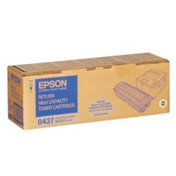 Epson oryginalny toner C13S050437, black, 8000s, return