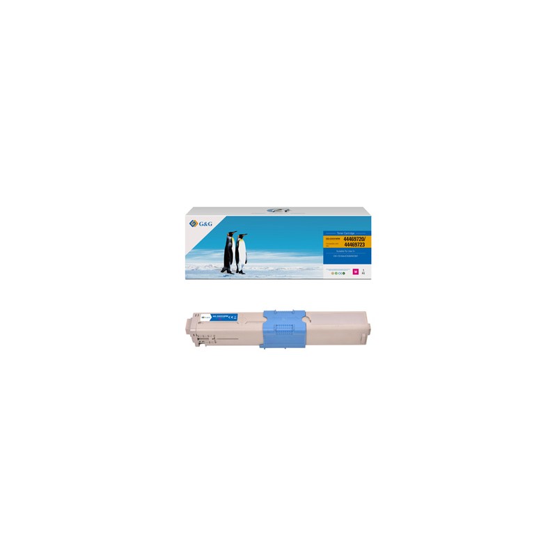 G&G kompatybilny toner z OKI 44469723, NT-COC510FM, magenta, 5000s, EOL