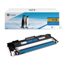 G&G kompatybilny toner z HP W2071A, NT-PH2071C, HP 117A, cyan, 700s, EOL