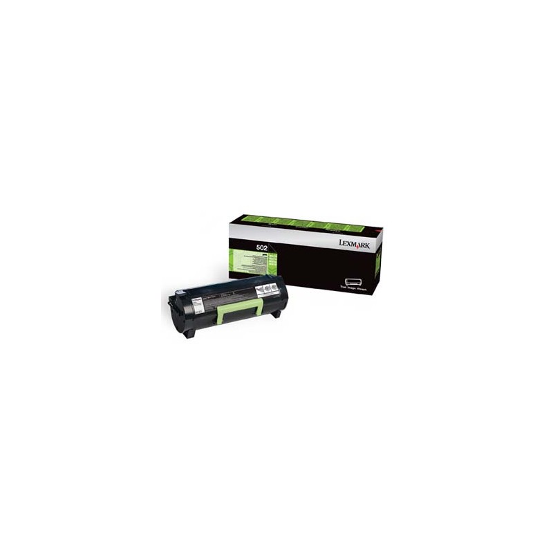 Lexmark oryginalny toner 50F2000, 502, black, 1500s, return
