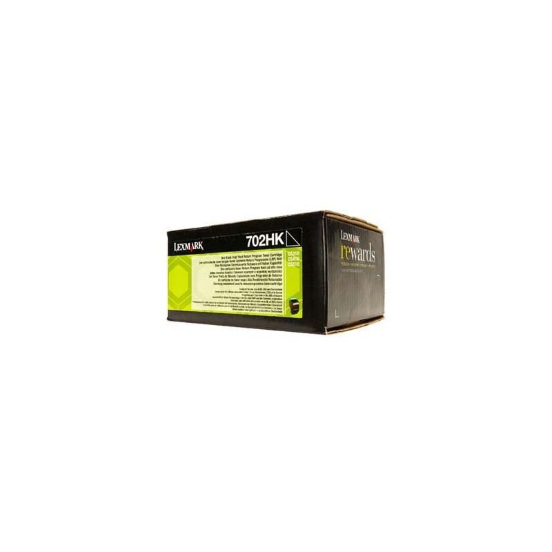 Lexmark oryginalny toner 70C2HK0, black, 4000s, high capacity, return