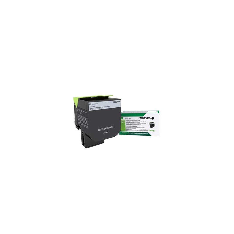 Lexmark oryginalny toner 71B2XK0, black, 8000s, return