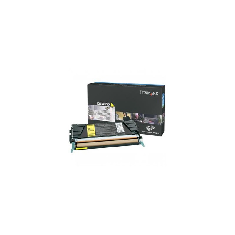 Lexmark oryginalny toner C5342YX, yellow, 7000s