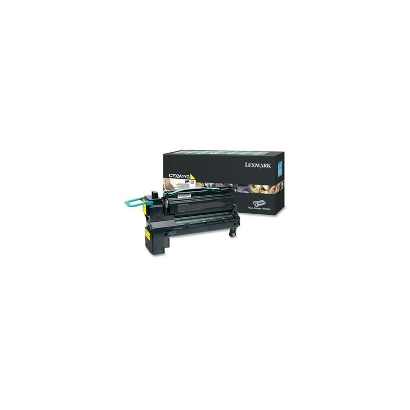 Lexmark oryginalny toner C792A1YG, yellow, 6000s