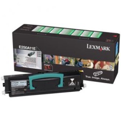 Lexmark oryginalny toner E250A11E, black, 3500s, return