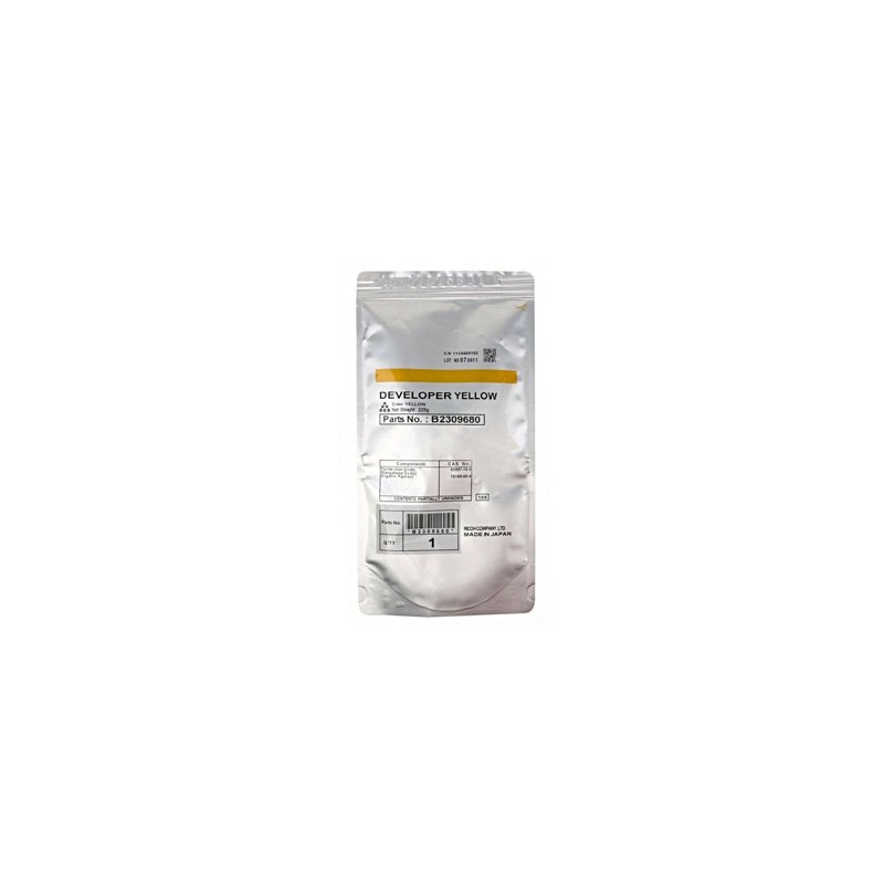 Ricoh oryginalny developer D0899680, yellow, 240000s