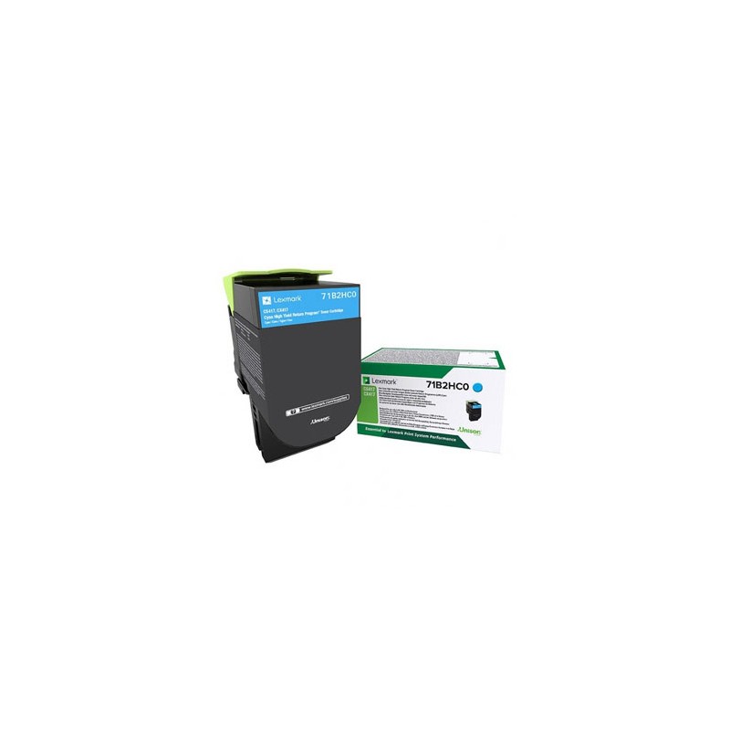 Lexmark oryginalny toner 71B2HC0, cyan, 3500s
