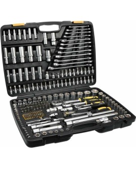 VOREL ZESTAW KLUCZY 216el 1/2"/3/8"/1/4"