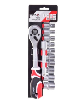 Yato YT-38821 Zestaw kluczy nasadowych 12 szt.