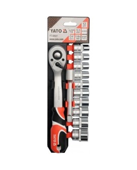 Yato YT-38821 Zestaw kluczy nasadowych 12 szt.