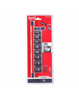 MILWAUKEE ZESTAW NASADEK UDAROWYCH 3/8" 9szt.