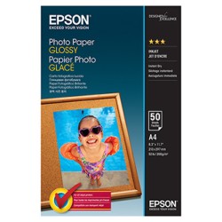 Epson Photo paper, C13S042539, foto papier, połysk, biały, A4, 200 g/m2, 50 szt., atrament
