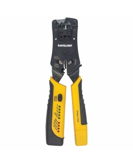 INTELLINET ZACISKARKA WTYKÓW RJ45/RJ11/RJ12/RJ22 Z TESTEREM OKABLOWANIA 780124