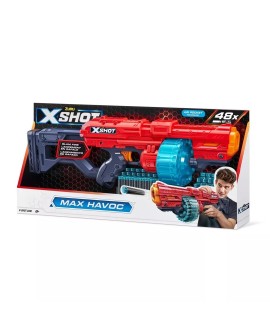 Miotacz strzałek ZURU X-SHOT EXCEL MAX HAVOC wyrzutnia 48 strzałek (36446)
