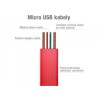 Avacom USB kabel (2.0), USB A M - microUSB (M), 0.4m, czerwony