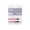 Avacom USB kabel (2.0), USB A M - microUSB (M), 0.4m, czerwony