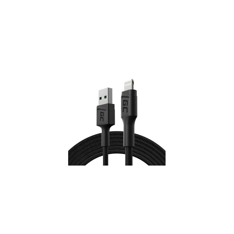 Green Cell kabel GC PowerStream USB-A - Lightning 200cm Quick charge Apple 2.4A