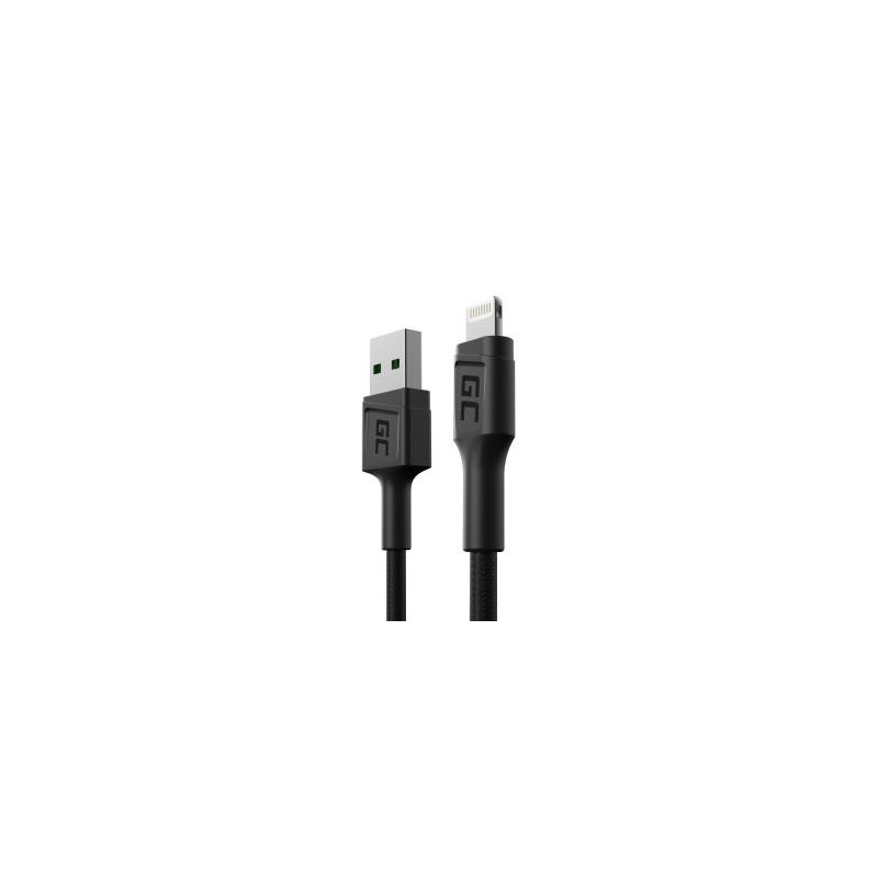 Green Cell kabel GC PowerStream USB-A - Lightning 30cm quick charge Apple 2.4A