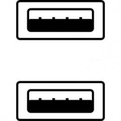 USB kabel (1.1), USB A M - USB A M, 1.8m