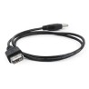 Przedłużacz USB (2.0), USB A M - USB A F, 1.8m, czarna, EOL