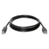Logo USB kabel (2.0), USB A M - USB B (M), 5m, czarny, blister