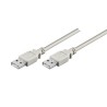 USB kabel (2.0), USB A M - USB A M, 1.8m, szary, High Speed, EOL