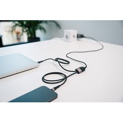 Verbatim kabel USB-C USB-C to Dual USB-C - 100W, 1,5m, czarny, box, 30279