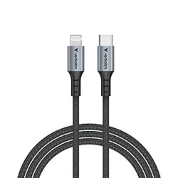 Verbatim USB kabel USB C (M) - USB lightning (M), 60W, 1.2m, czarny, box, 31844