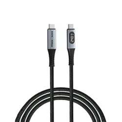 Verbatim USB kabel USB C (M) - USB C (M), 240W, 1.2m, czarny, box, 31849