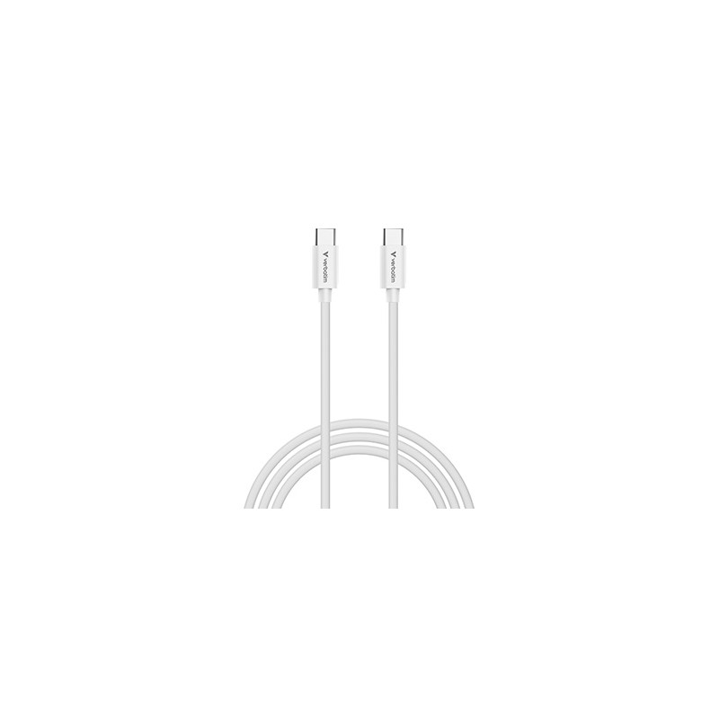 Verbatim USB kabel USB C (M) - USB C (M), 100W, 3m, biała, box, 32409