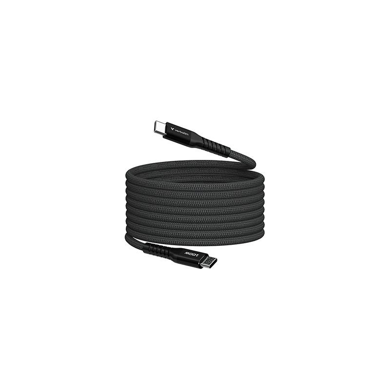 Verbatim USB-C kabel USB C (M) - USB C (M), 100W, 2m, magnetyczny, czarny, box, 32410