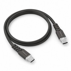 Powerton ENERGY DARK EDITION Kabel USB-C, 100W, 1m, silikonowy, czarny