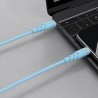 Powerton ENERGY PASTEL EDITION Kabel USB-C, 60W, 1m, silikonowy, niebieski