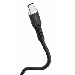 Powerton ENERGY DARK EDITION Kabel USB-C, 60W, 1m, silikonowy, czarny