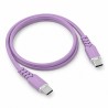 Powerton ENERGY PASTEL EDITION Kabel USB-C, 60W, 1m, silikonowy, fioletowy